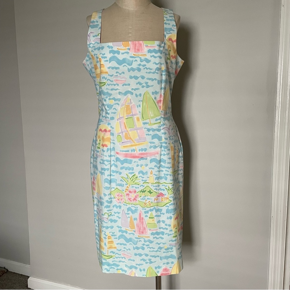 Pamela Ferrani Firenze pastel summer dress size 10